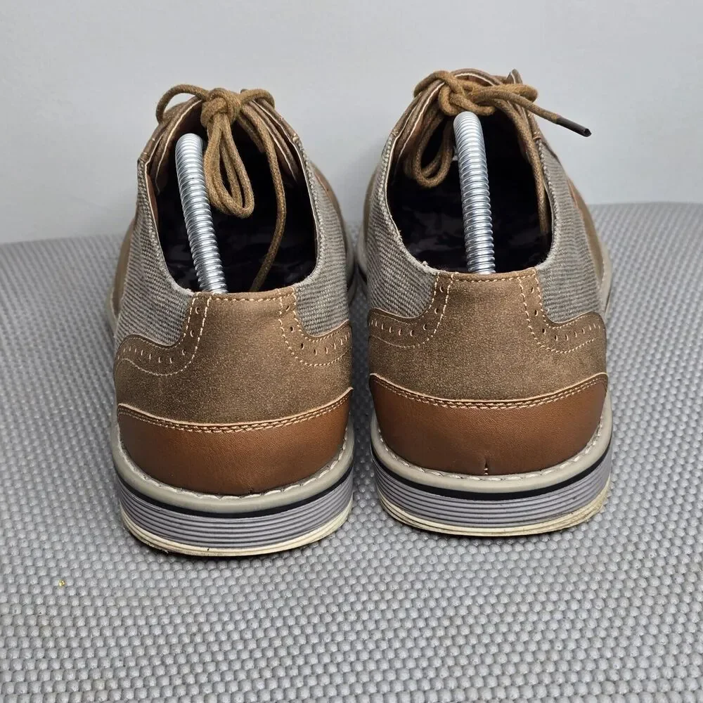 La Milano Mens 10M Italian Design A11902 Scott Brown‎ Dress Shoes